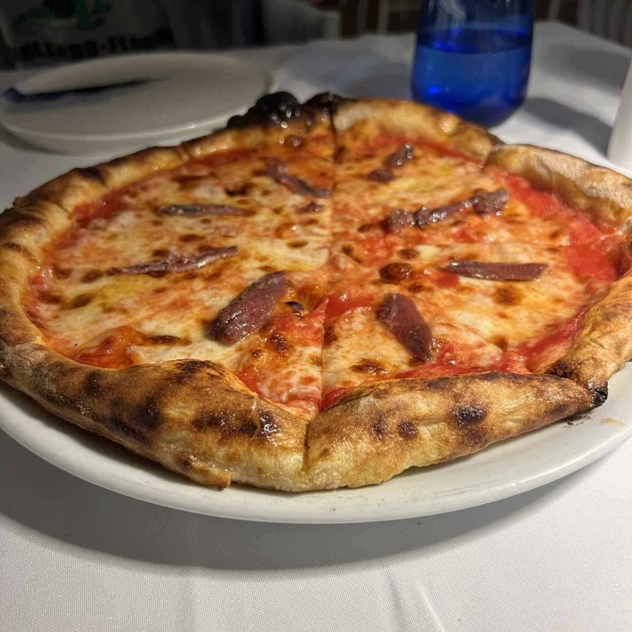 Pizza con anchoas