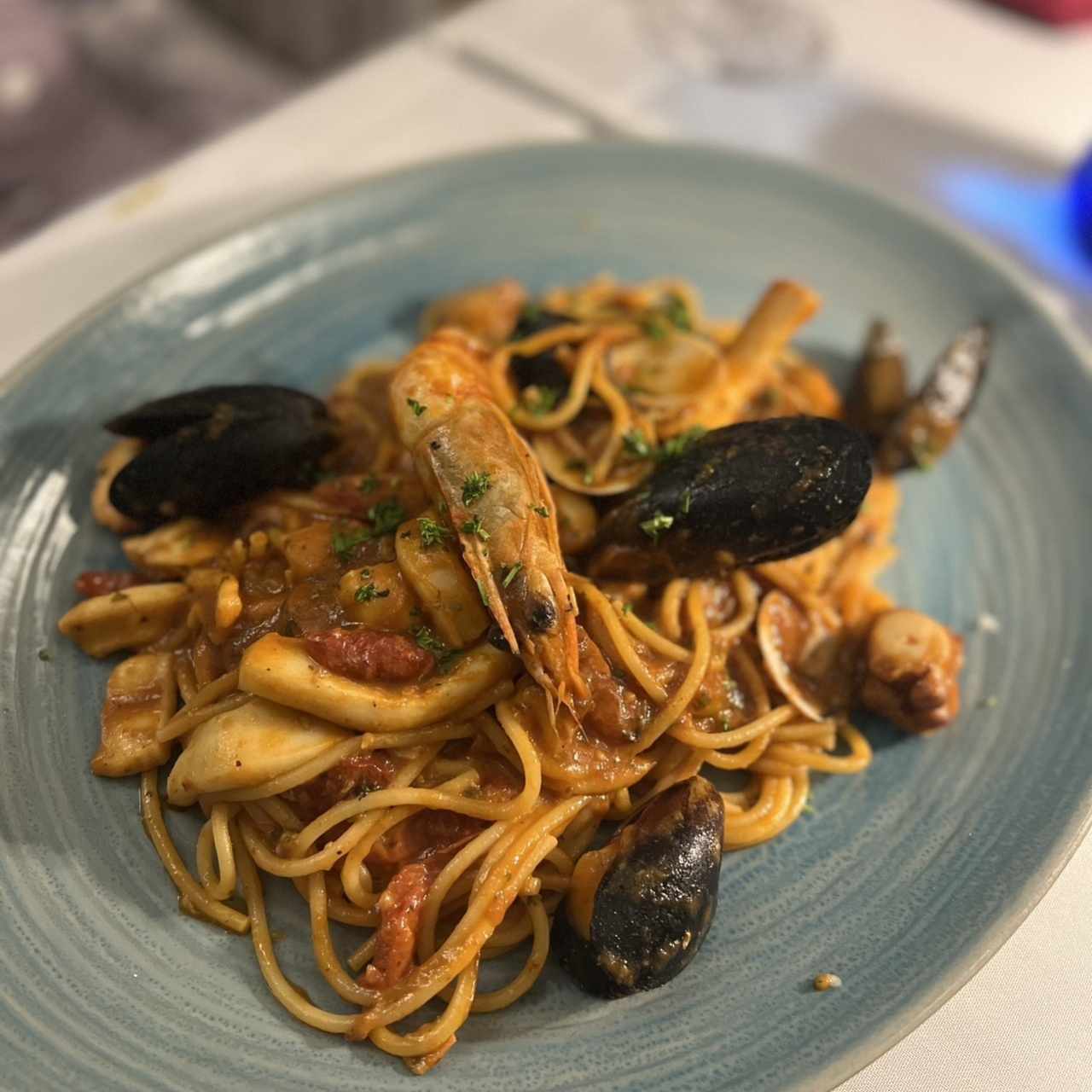 Spaghetti allo scoglio 