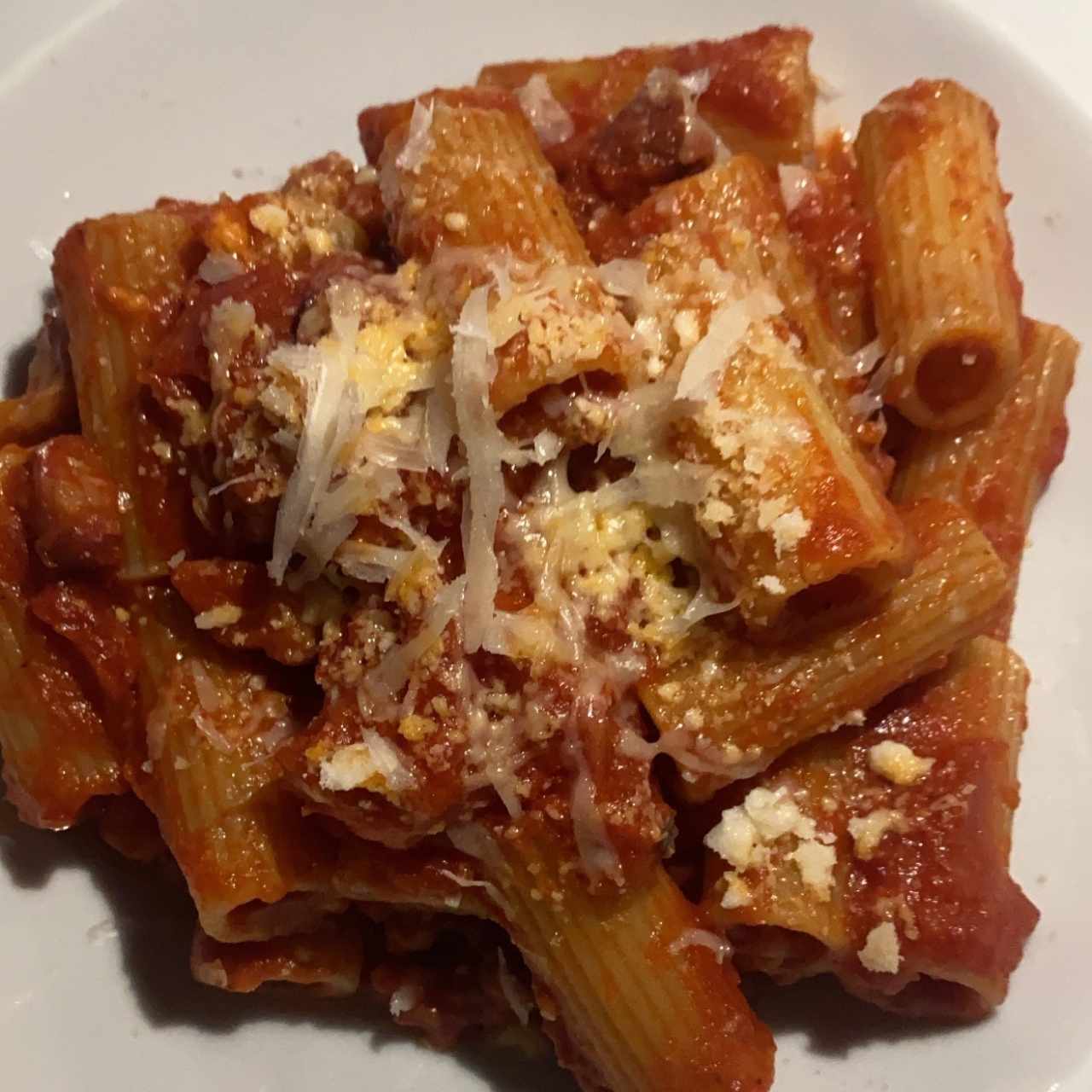 Primi Piatti - Rigatoni All Amatriciana