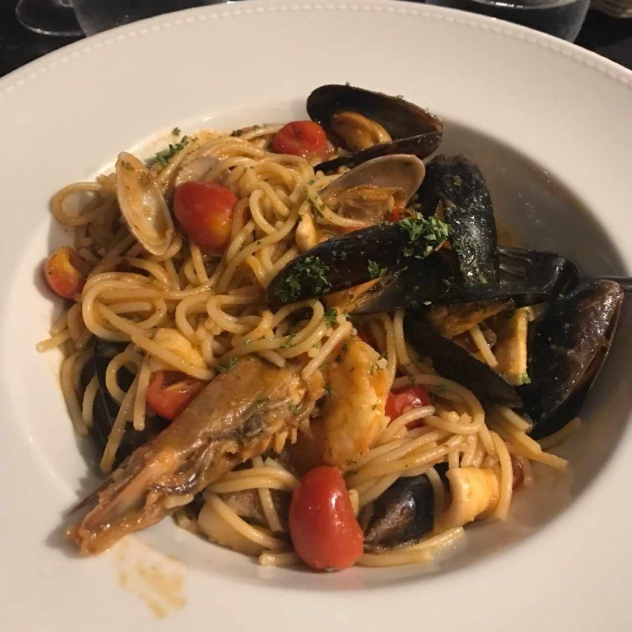 Pasta de Mariscos 