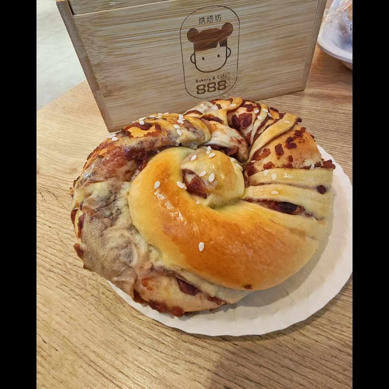 Pan de Coco con Frijol Rojo