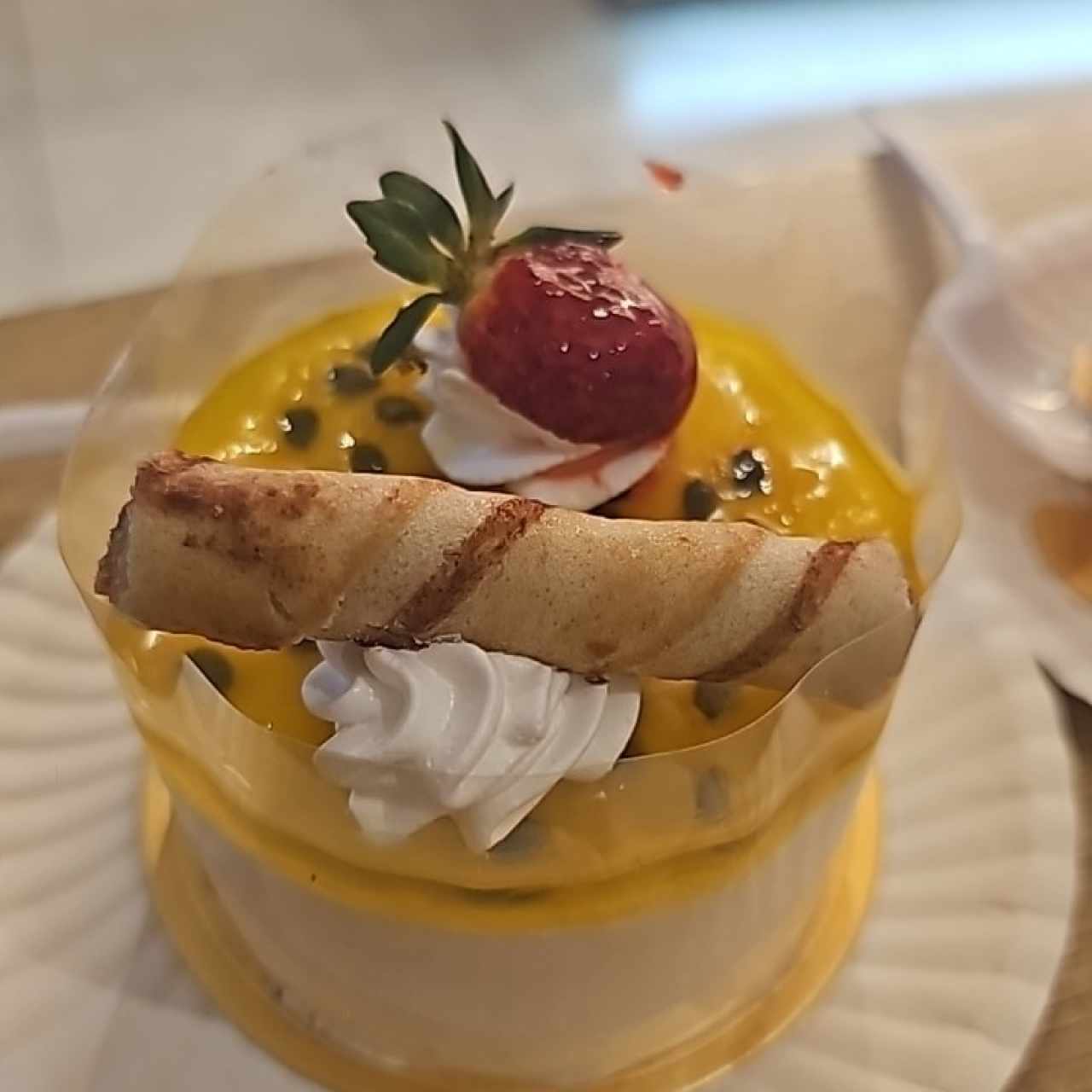 Postres - Mousse de maracuyá