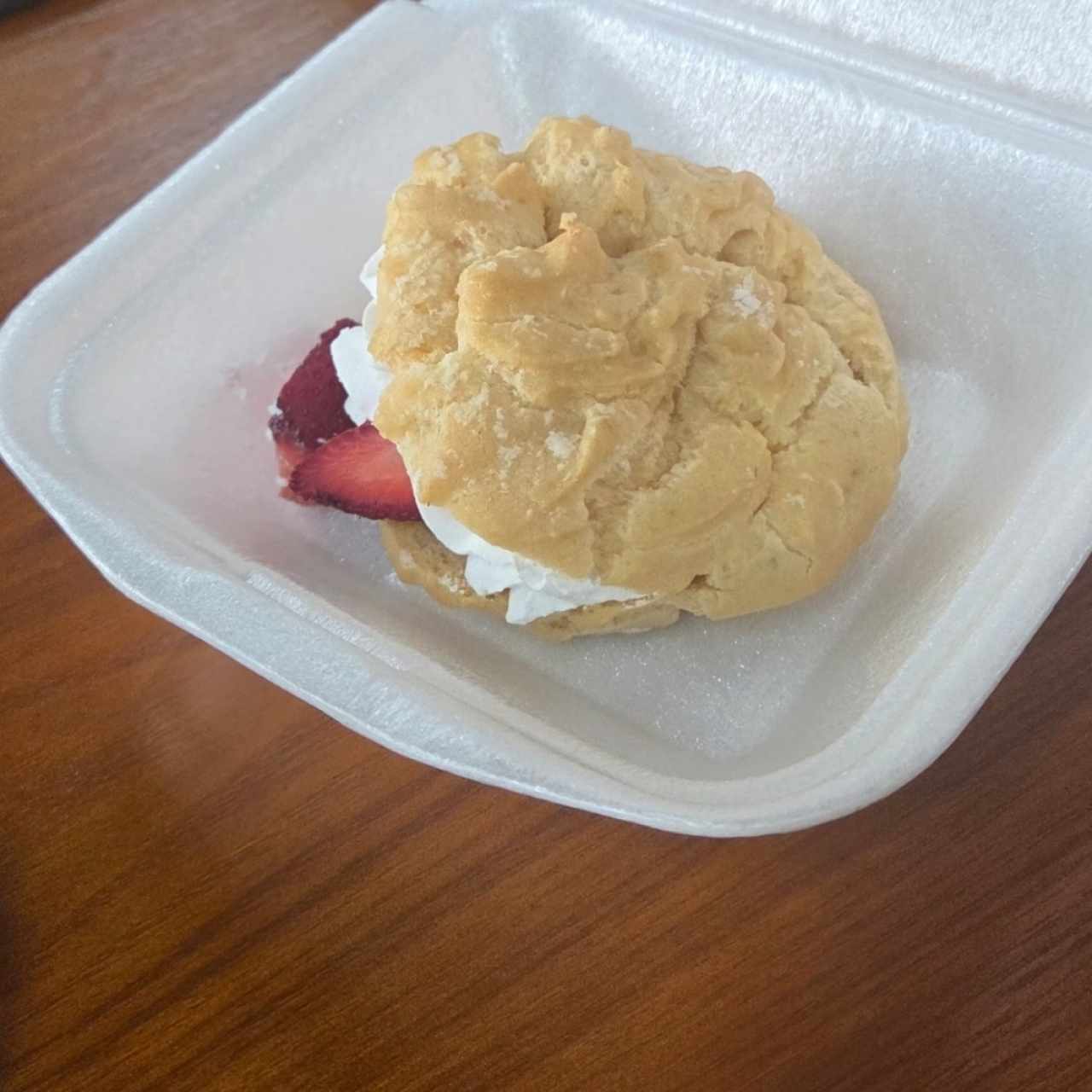 dulce con fresas 