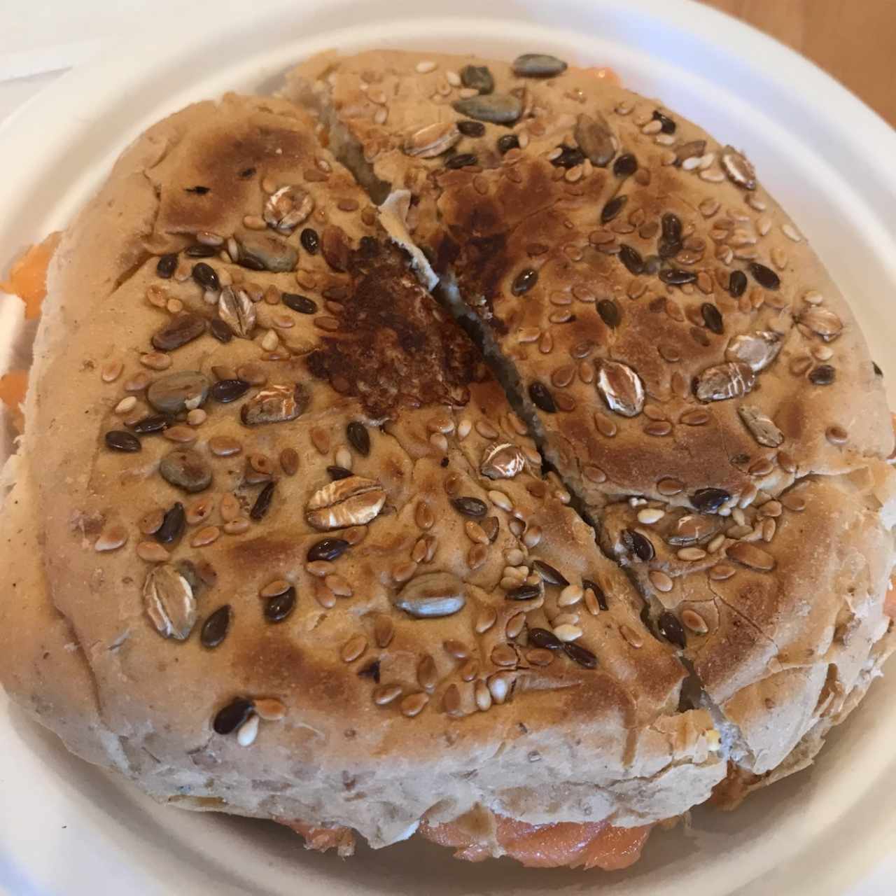 Bagel de salmón