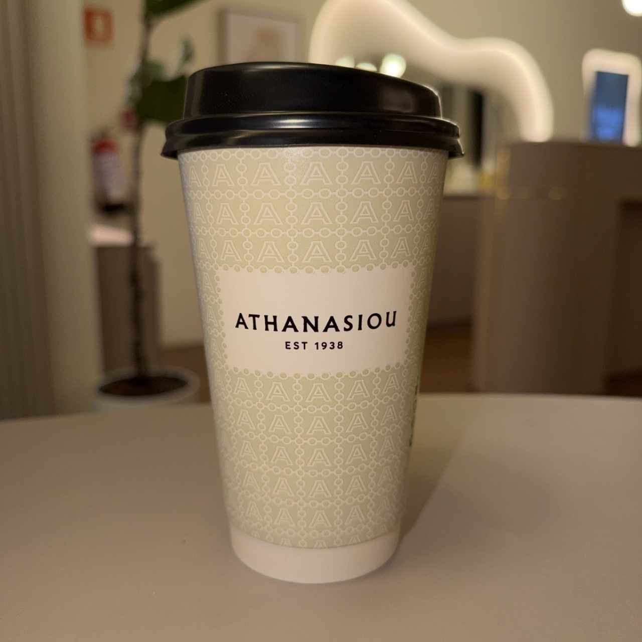 Cafe con leche de avena