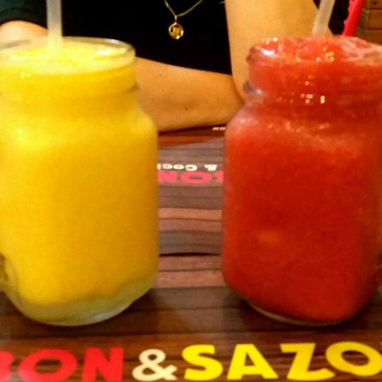 Smoothie de Maracuyá y Fresa
