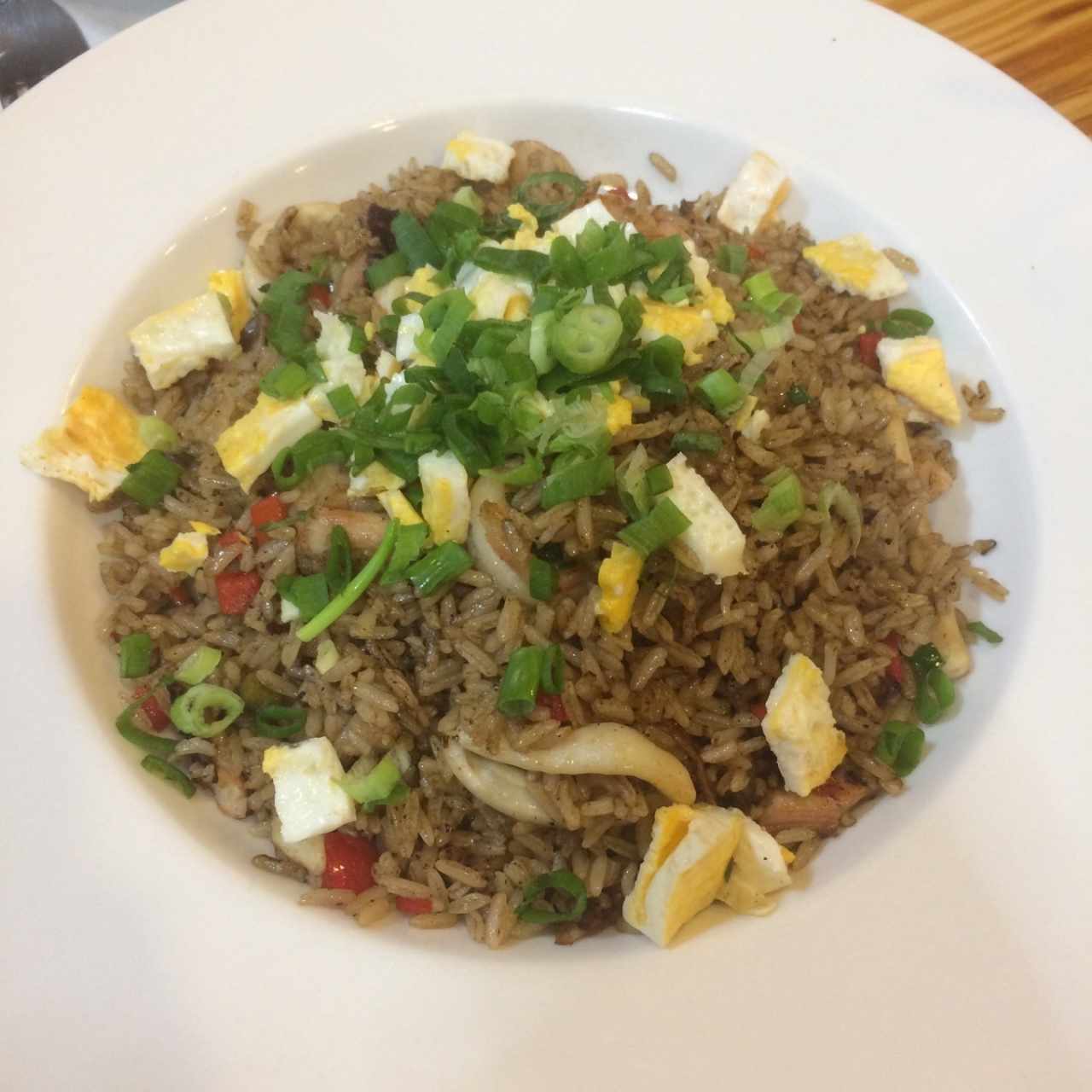 arroz chaufa de mariscos