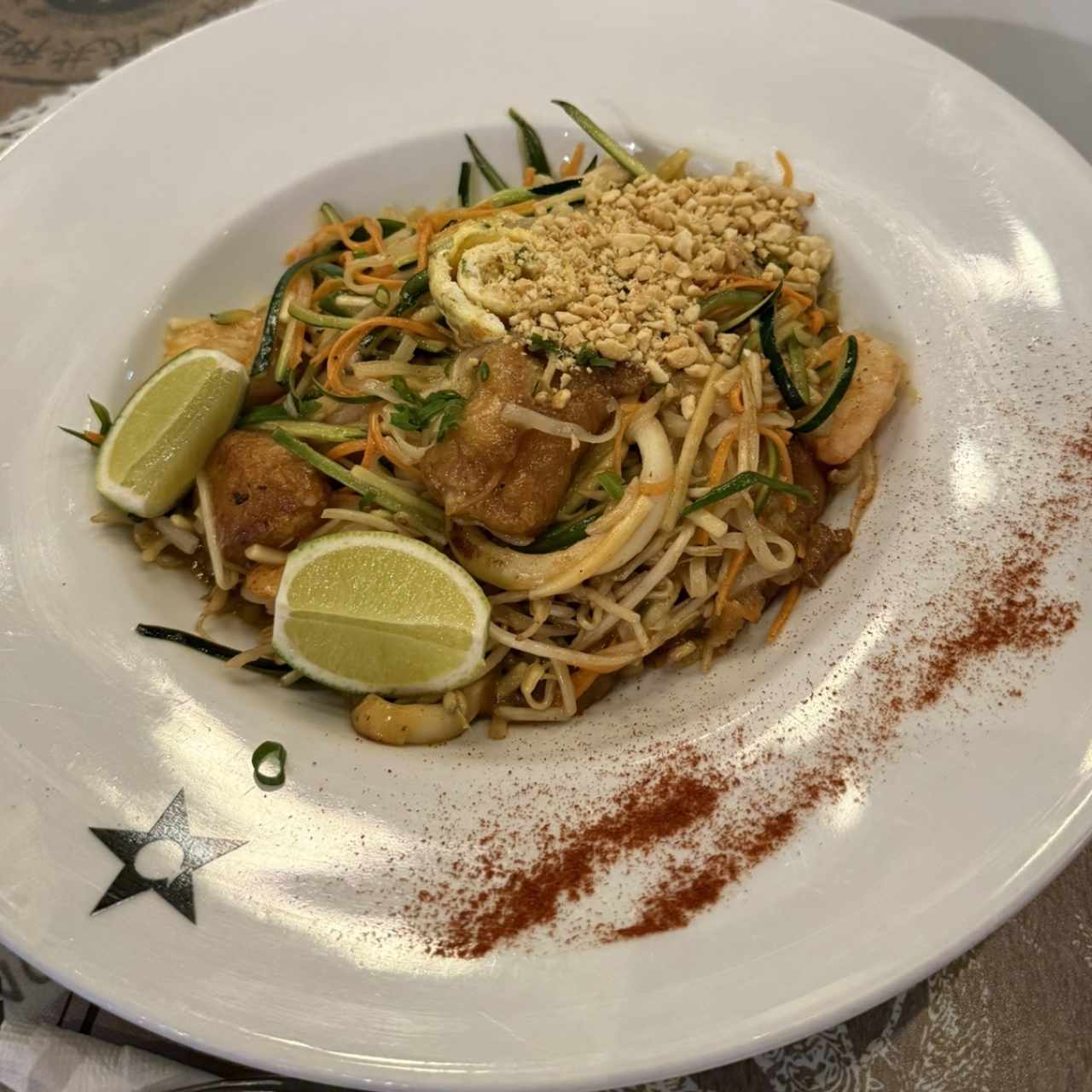 Phad Thai de Mariscos