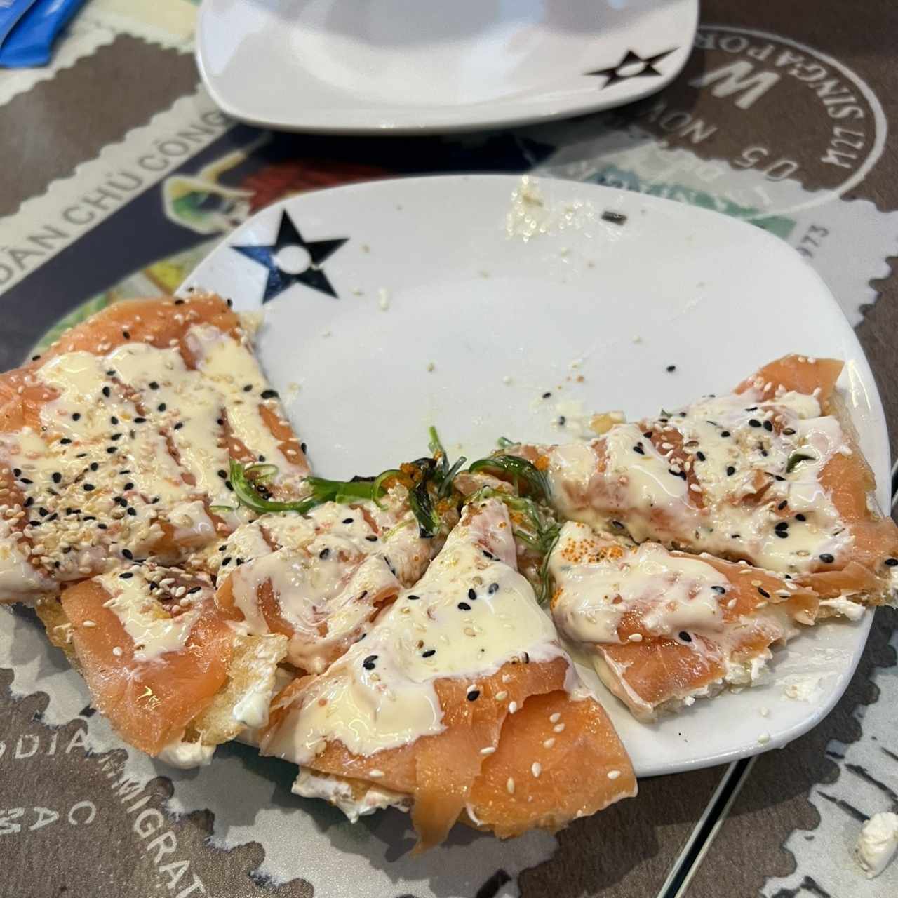 Pizza de Salmón Ahumado