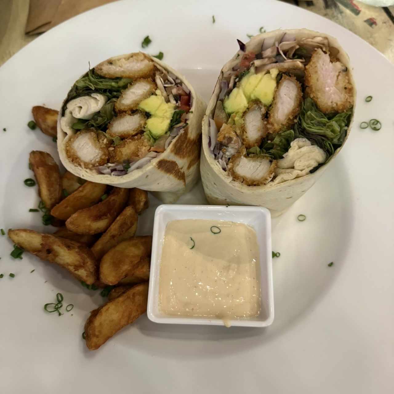 Wrap de Pollo Thai