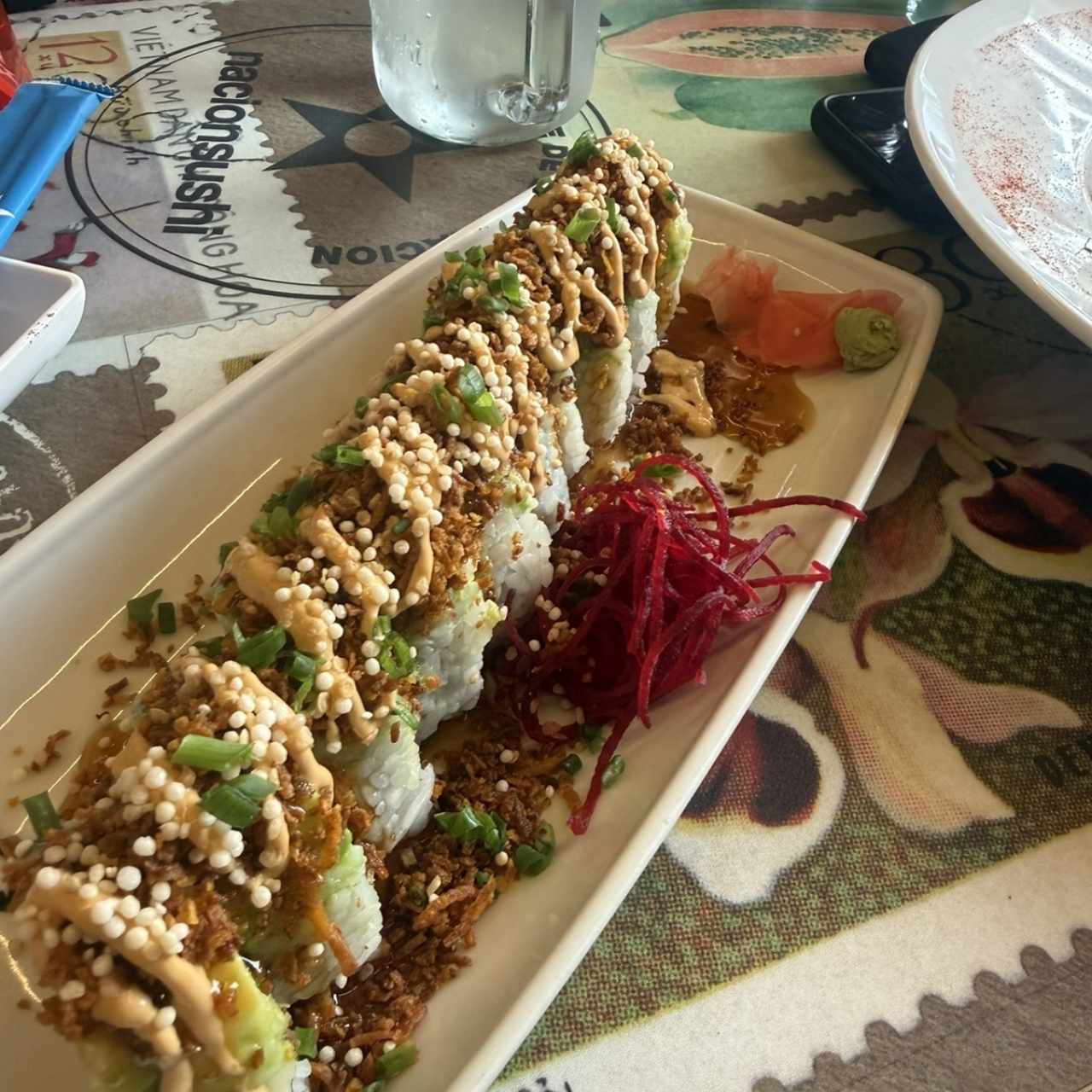 Salmon crunch