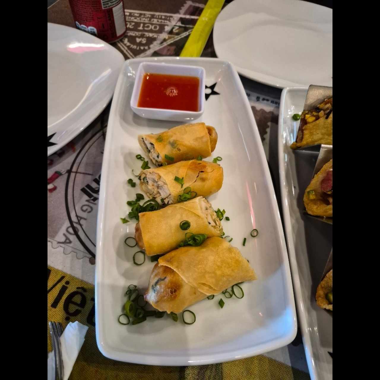 Spring Roll de Pollo y Vegetales (2 unidades)
