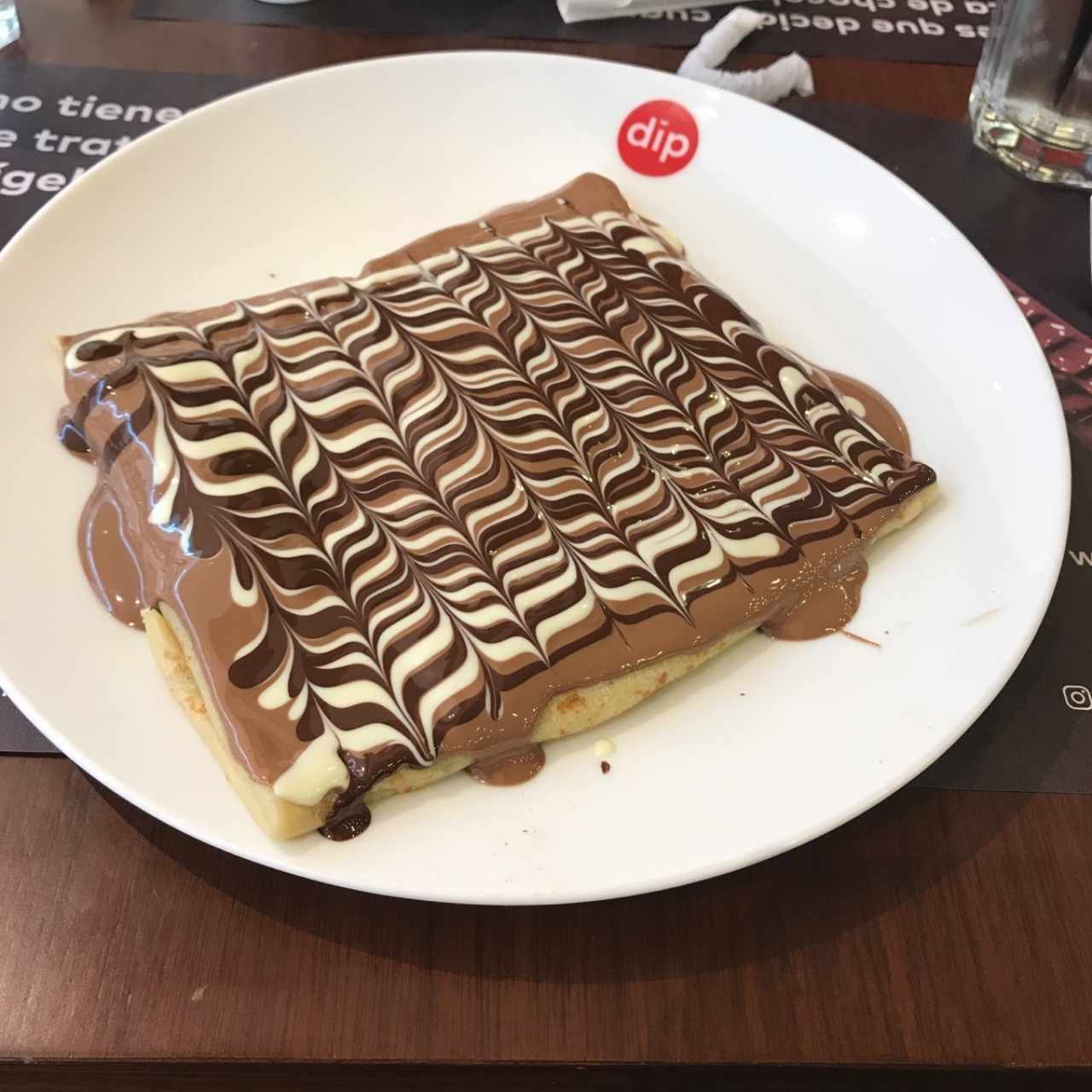 brownie crepe