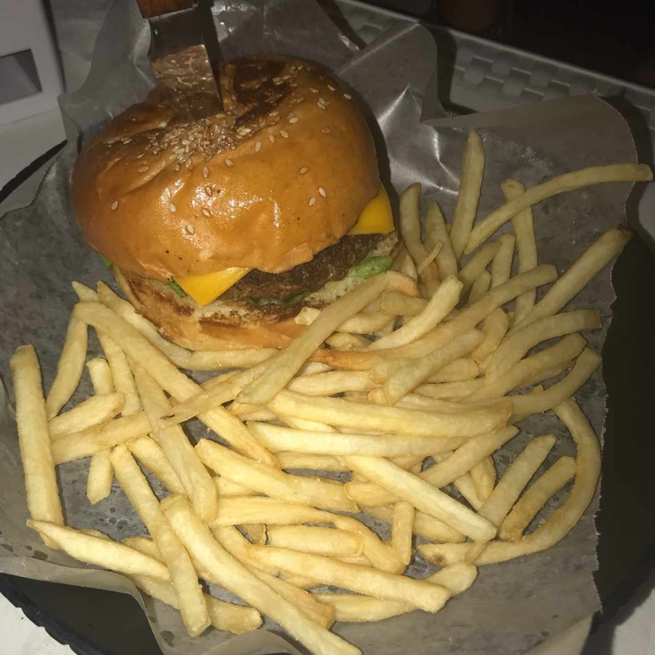 hamburgueza sencilla