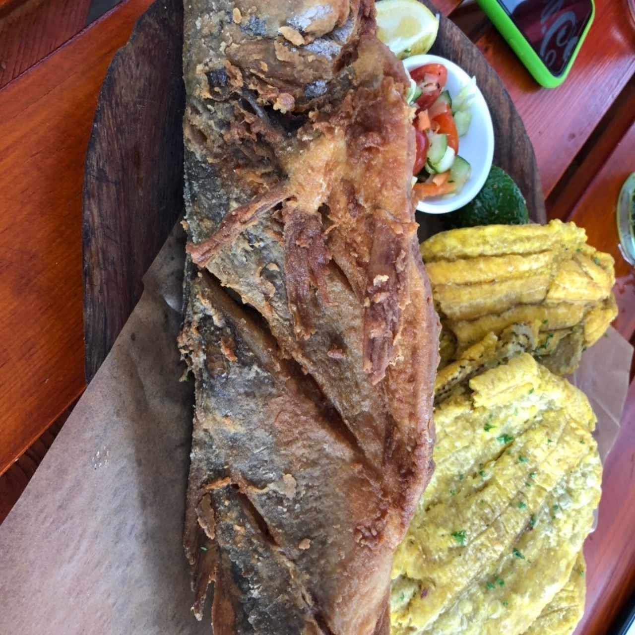 un sabroso pescado.