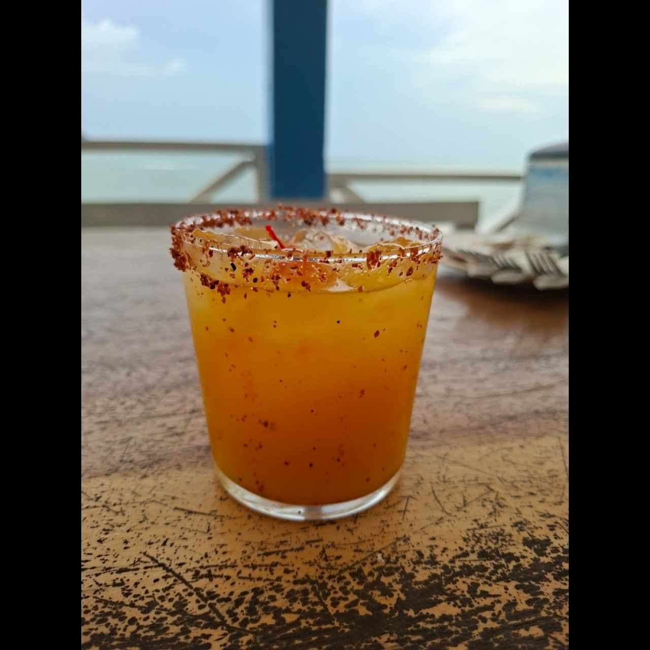 cóctel mango ron