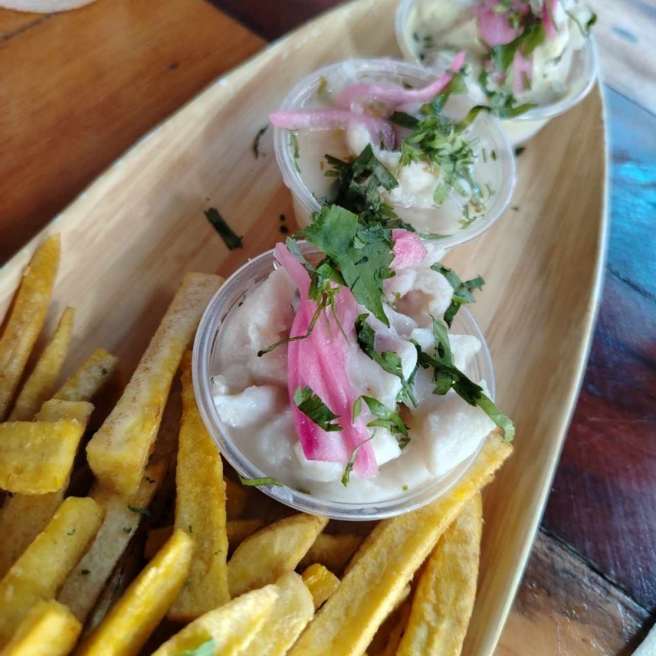 Ceviches - Alioli de Cilantro