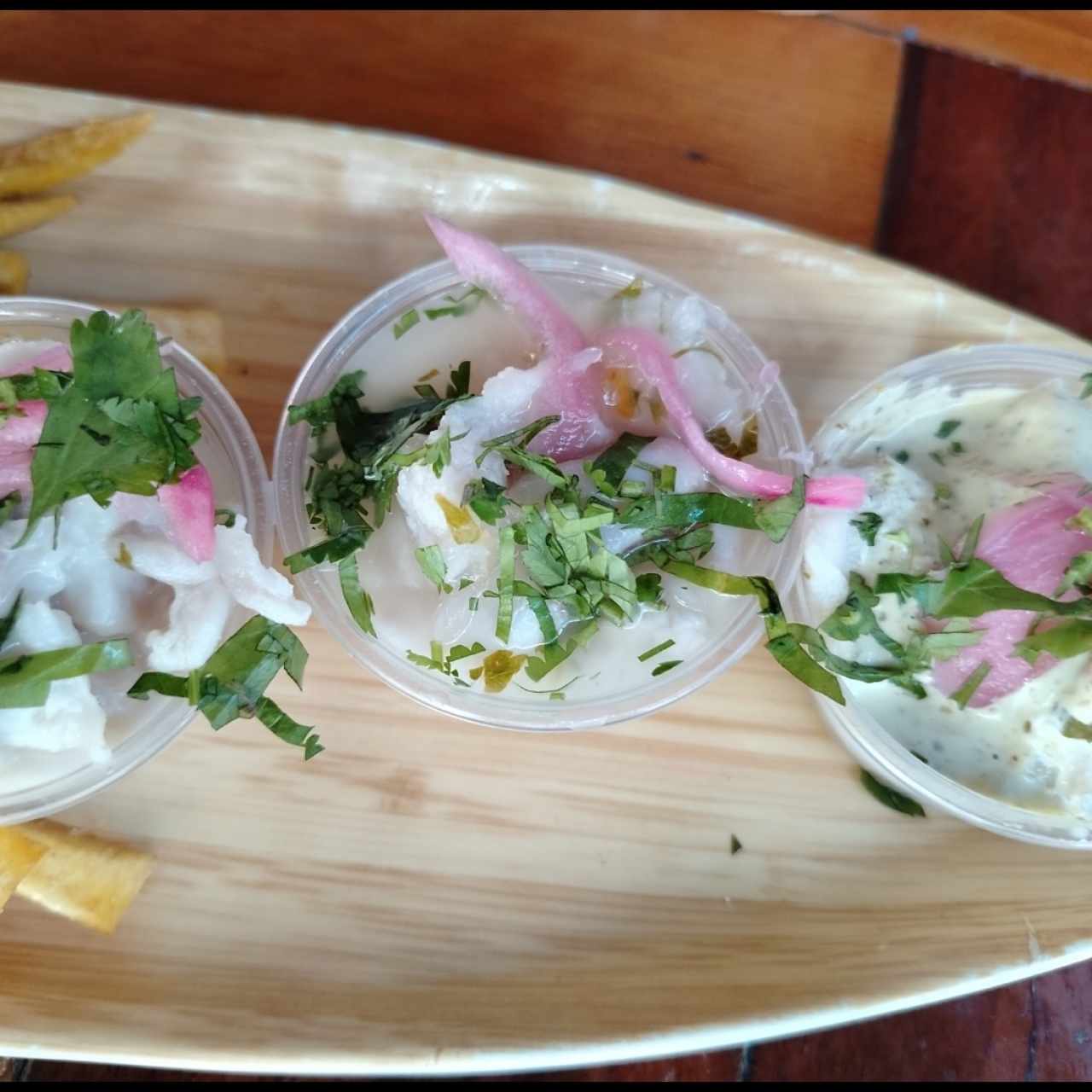 Ceviches - Alioli de Cilantro