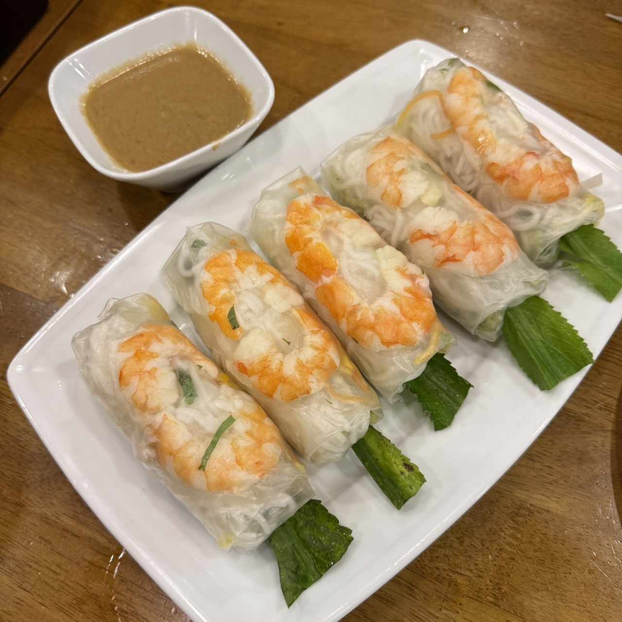 Rollos Frescos - Con Camarones