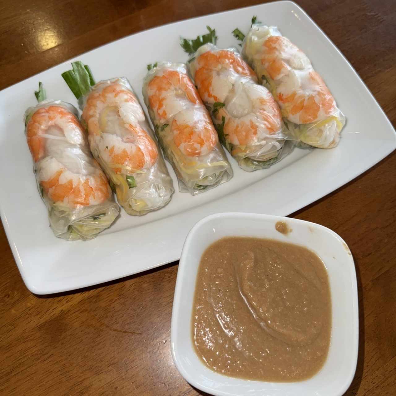 Rollos Frescos - Con Camarones