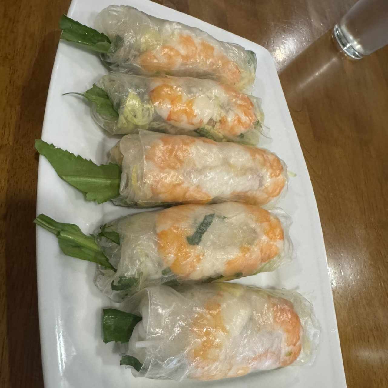 Rollos Frescos - Con Camarones