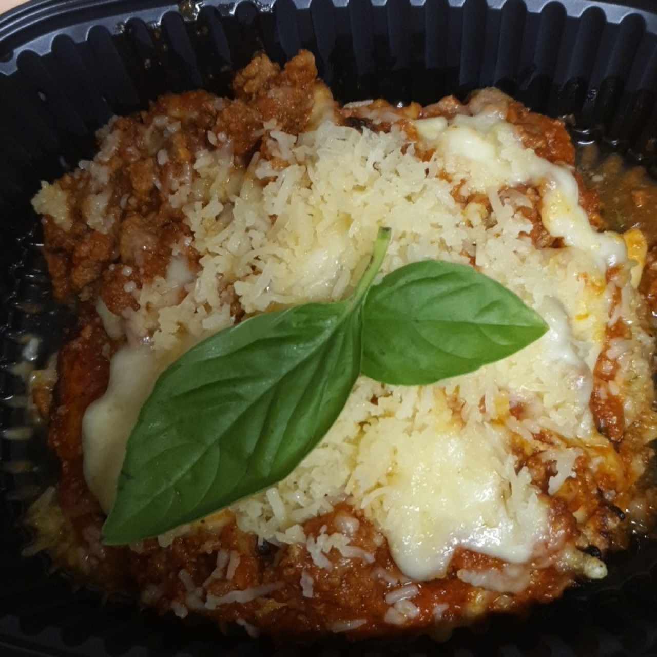 Lasaña gratinada de carne