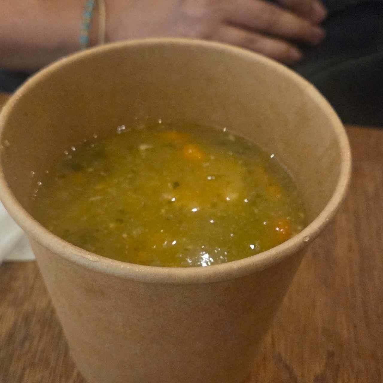 sopa pollo