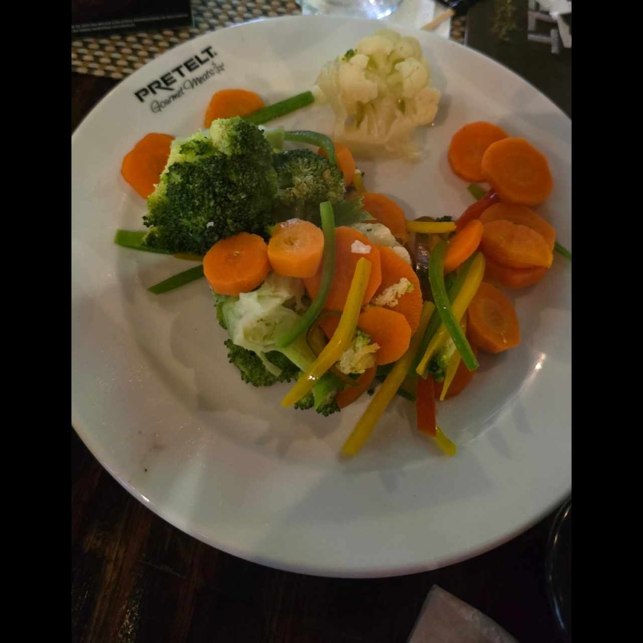 Vegetales al vapor