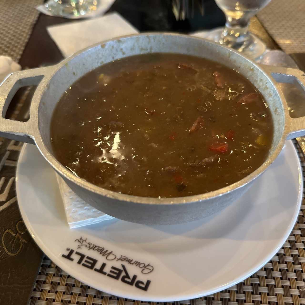 SOPA DE LENTEJA CON CARNE