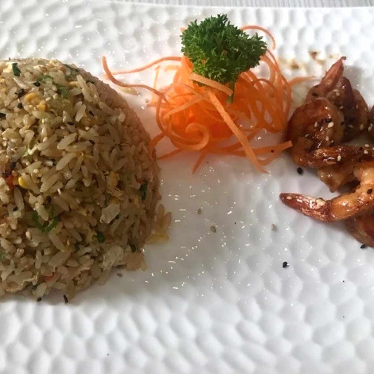 tepanyaki de camarones 