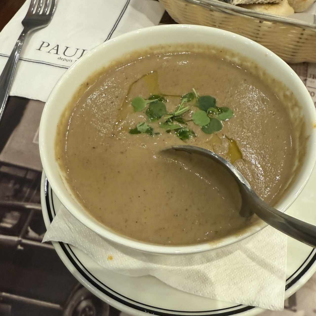 Sopa de champiñones 