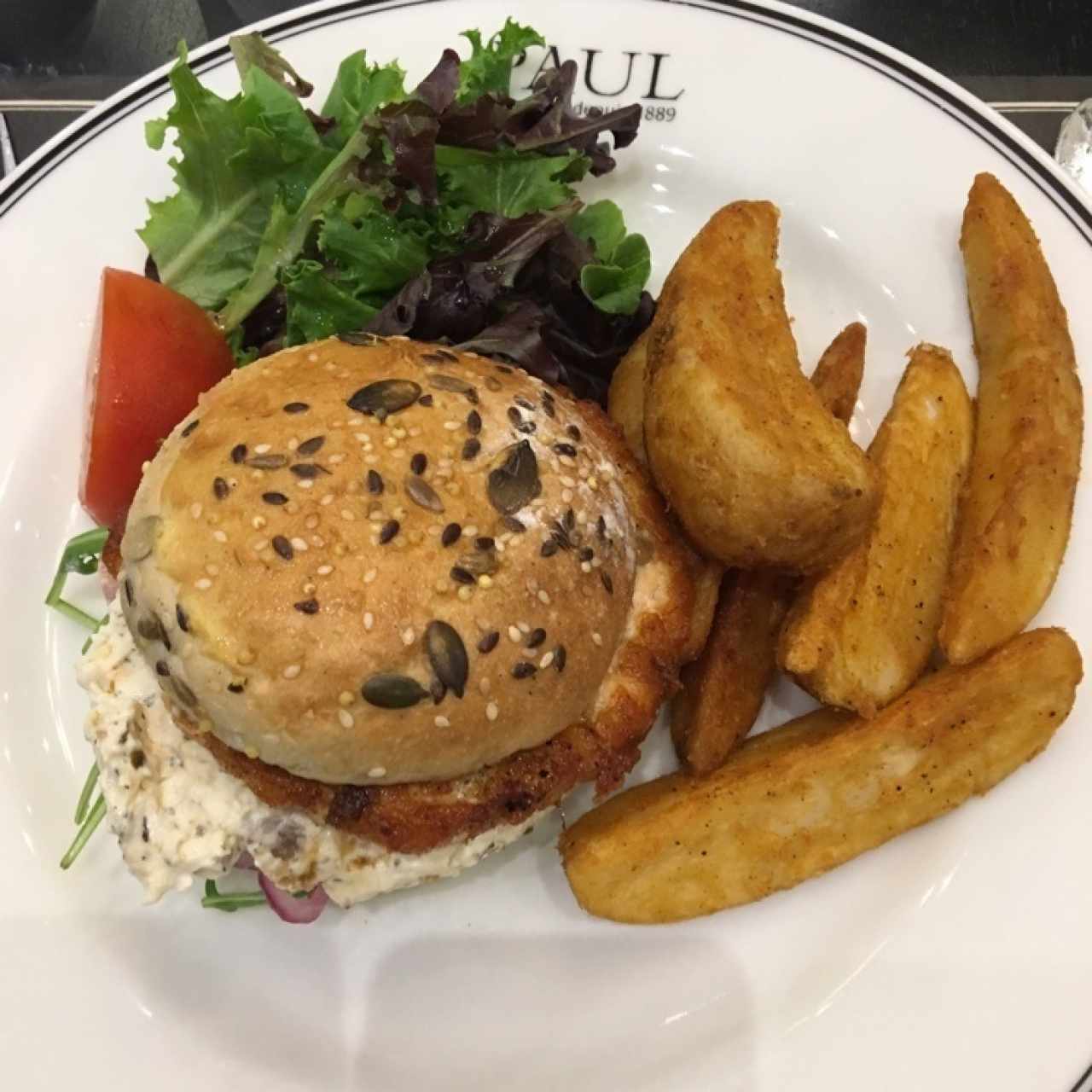 Hamburguesa de Salmón