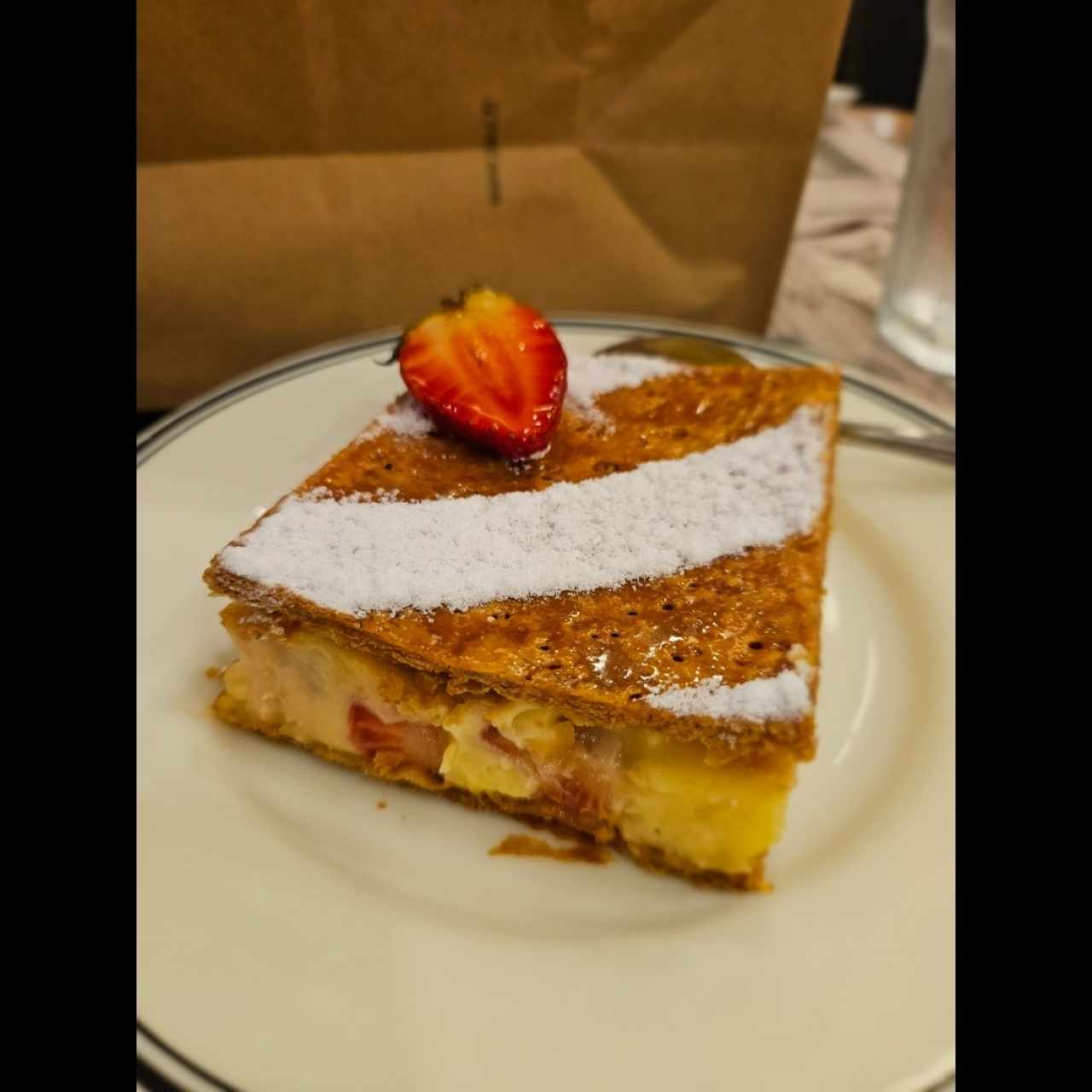 Postres - Milhoja de Fresa