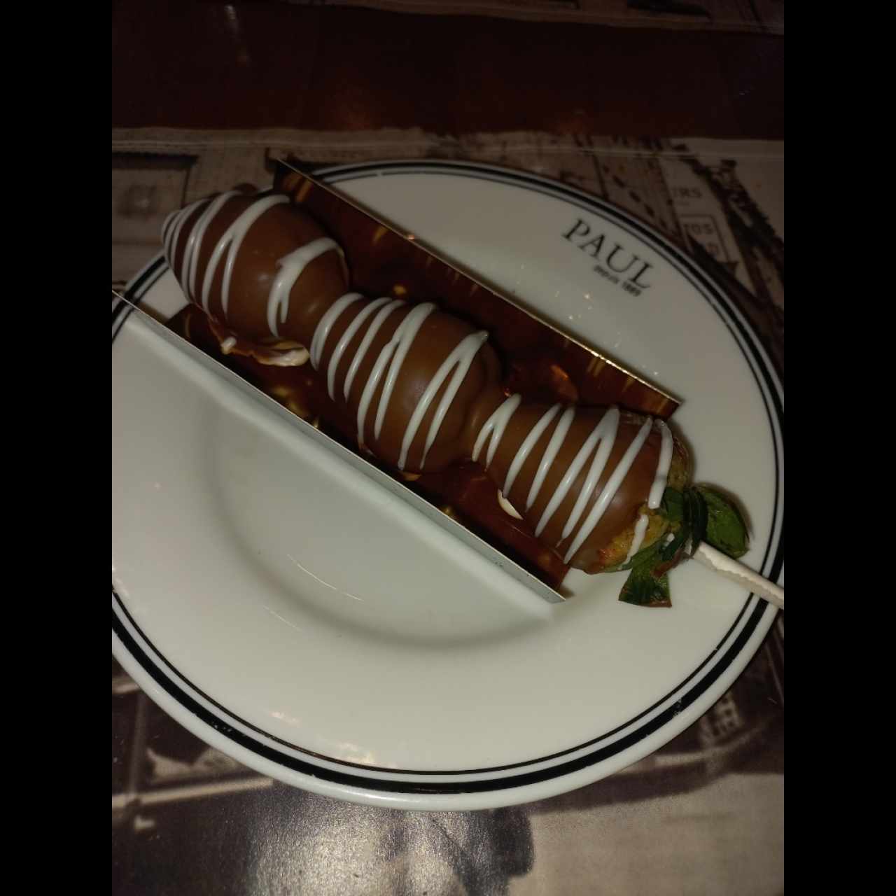Fresas con chocolates