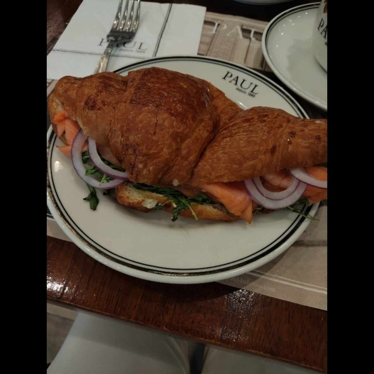 Croissant au Saumon Fumé