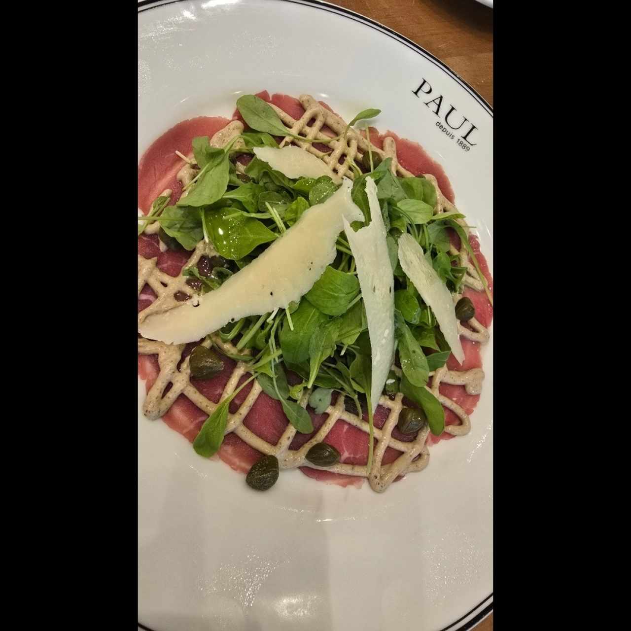 Entradas - Carpaccio de Poulpe