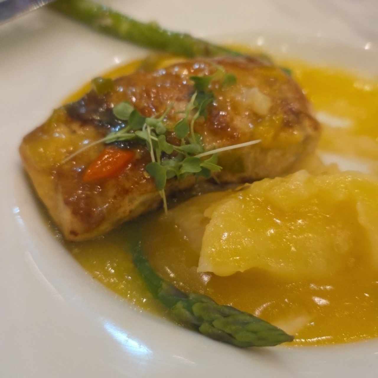 Corvina á l'ail