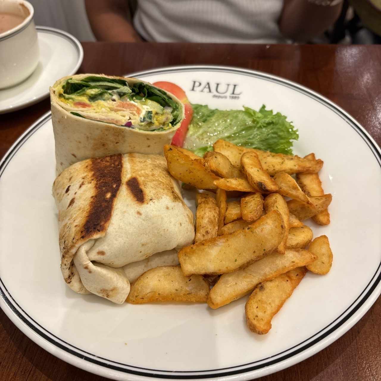 Wrap au Saumon Fumé