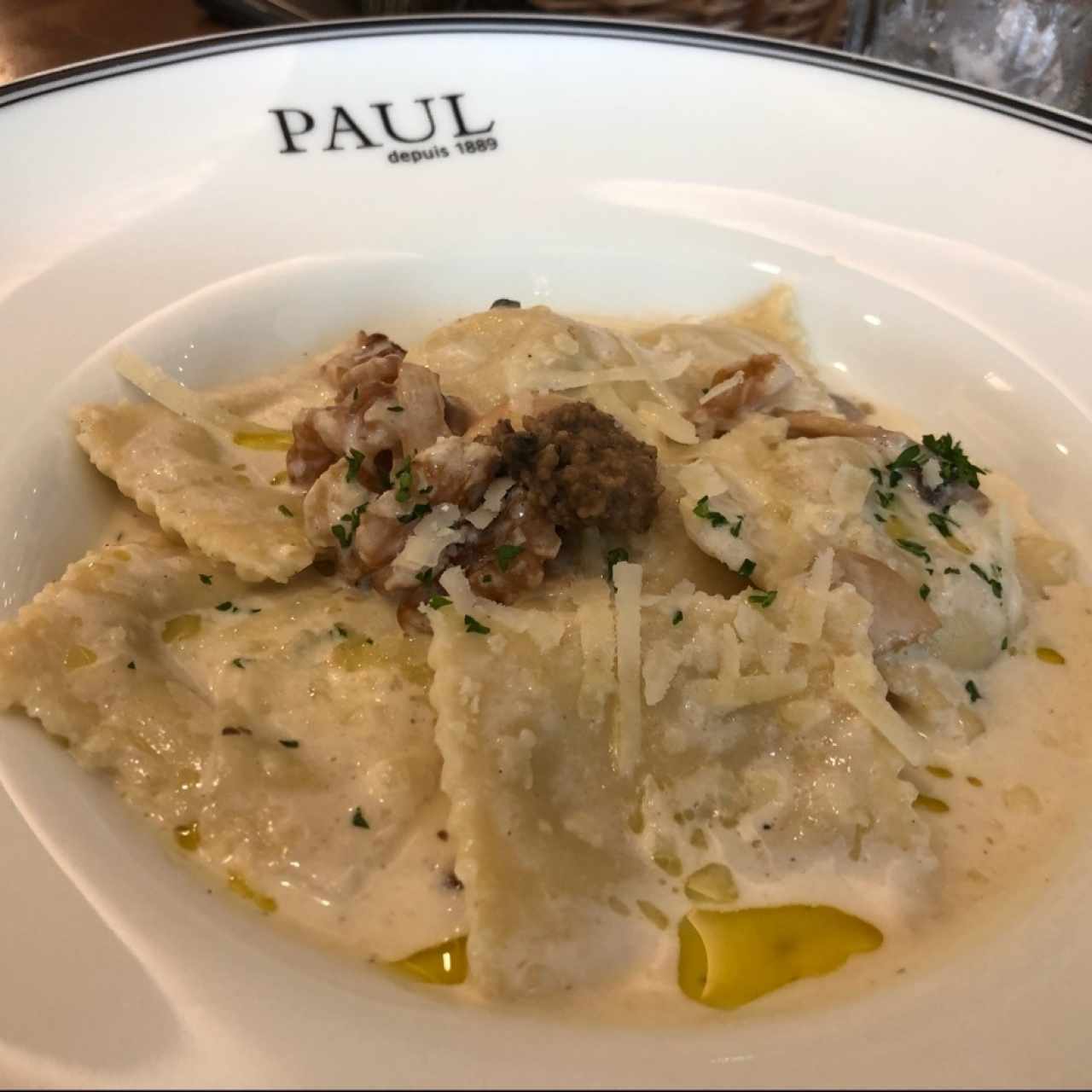 Raviolis De Champiñones 