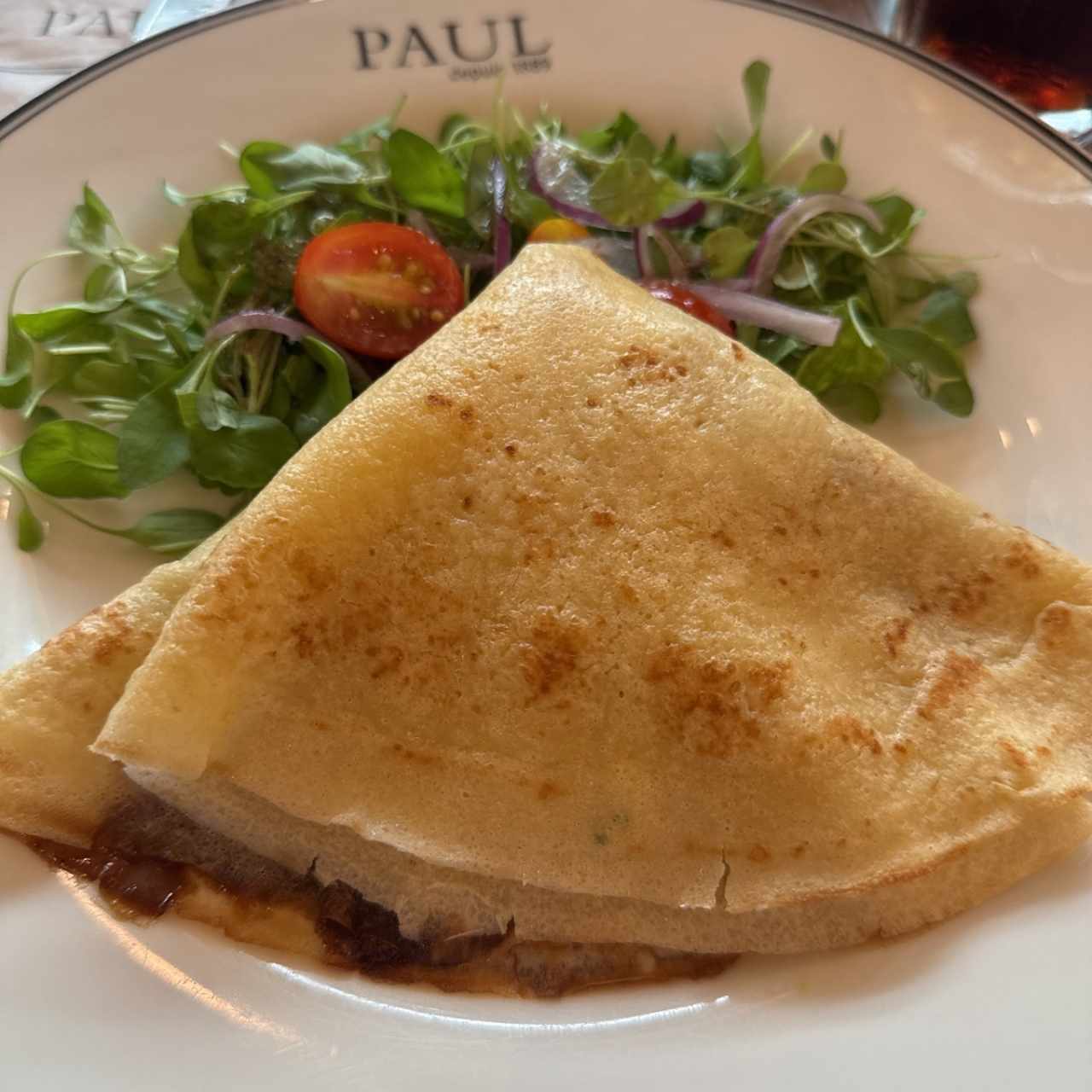 Crepe de hongos 