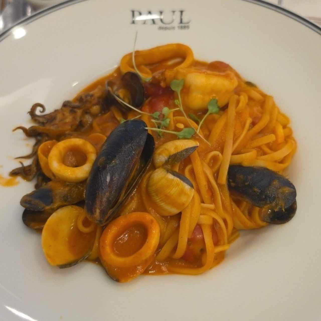 Linguine aux Fruits de Mer