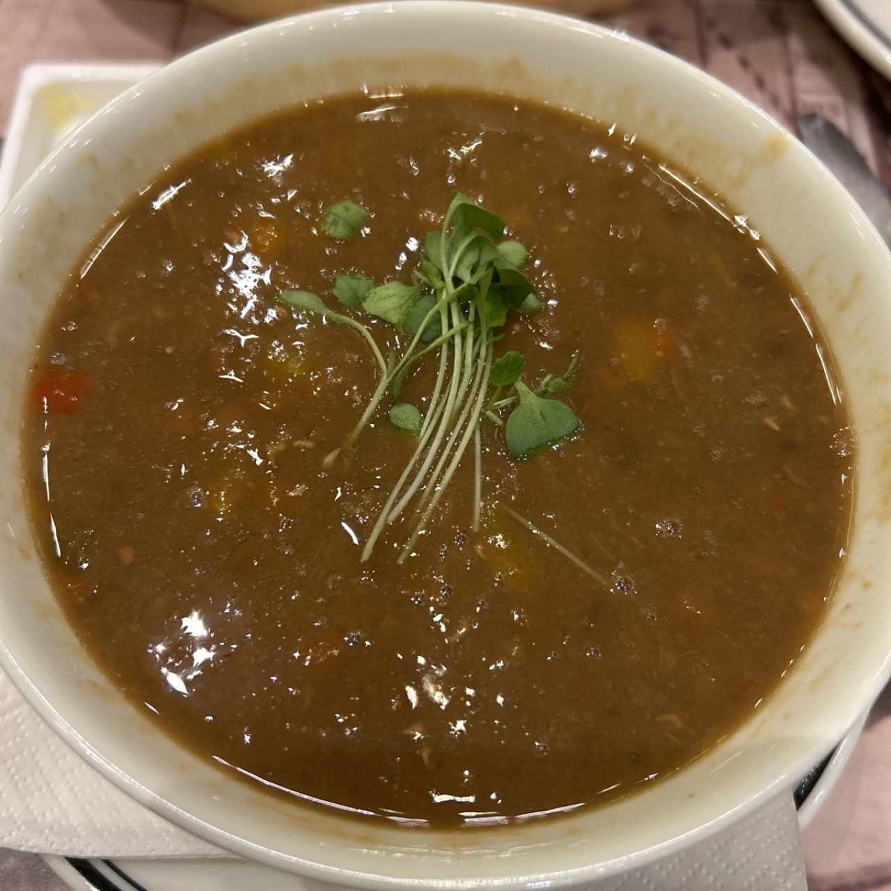 Sopas - Soupe aux Lentilles