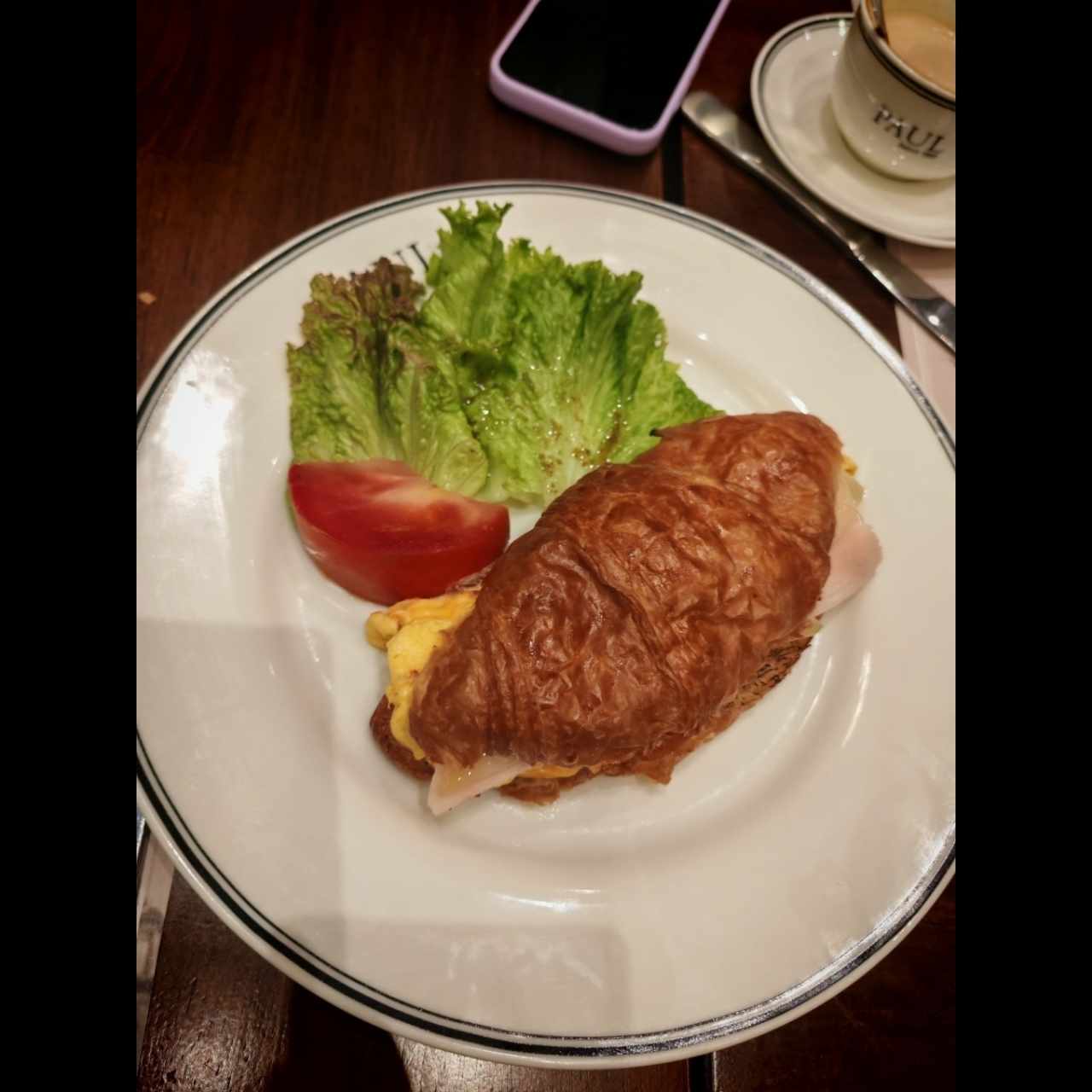 Notre Fameux Croissant aux Oeufs