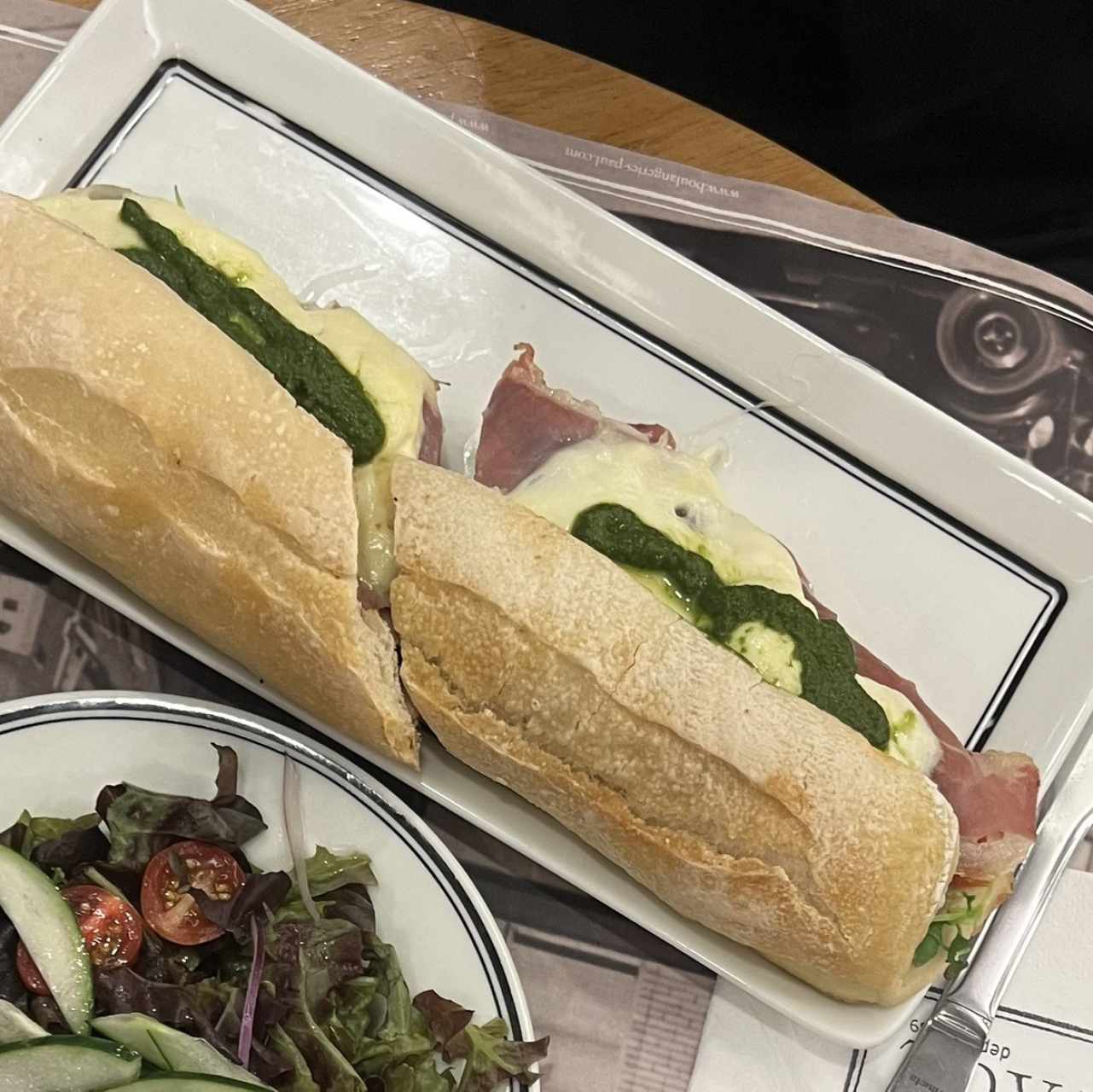 Sandwiches - Prosciutto et Mozarella