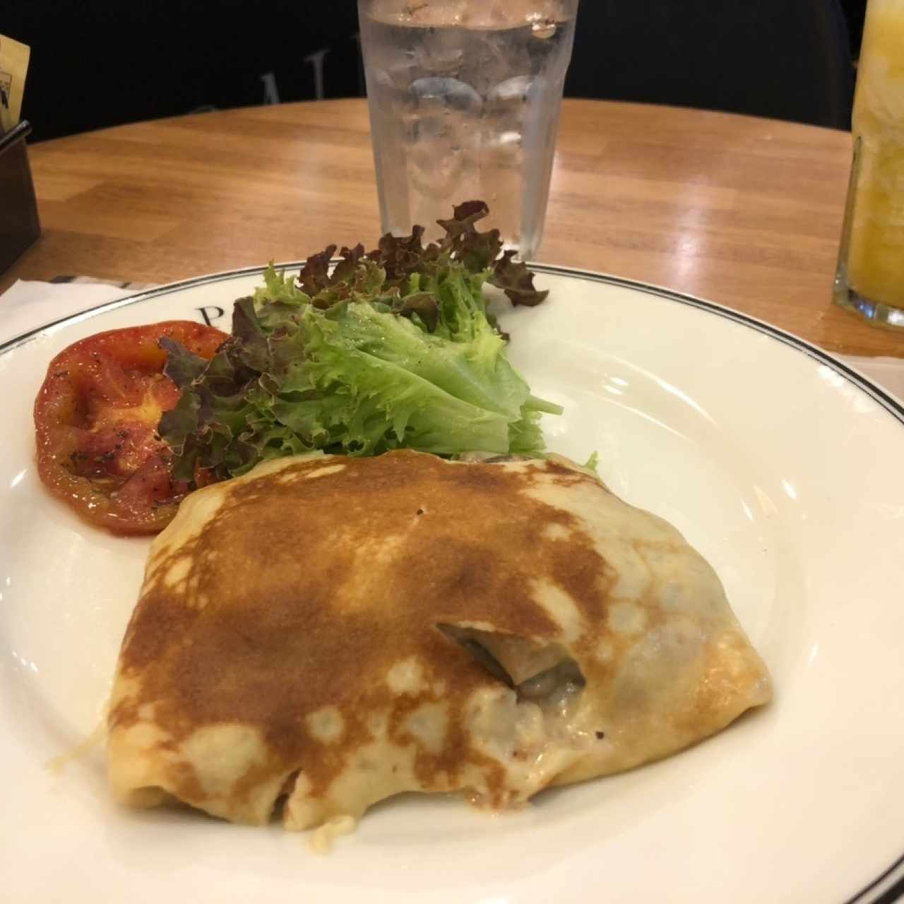 crepes de champiñones