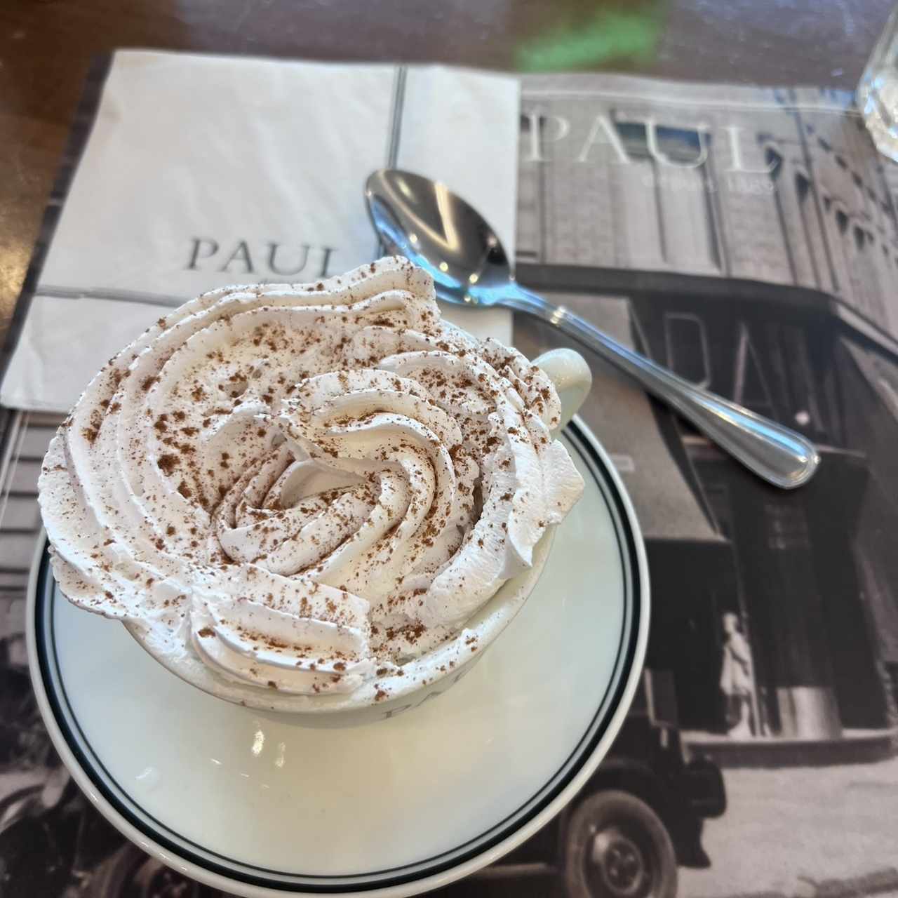 Cappucino con crema 