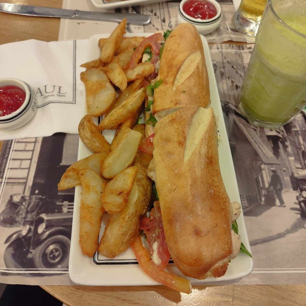 Sandwiches - Poulet Pesto