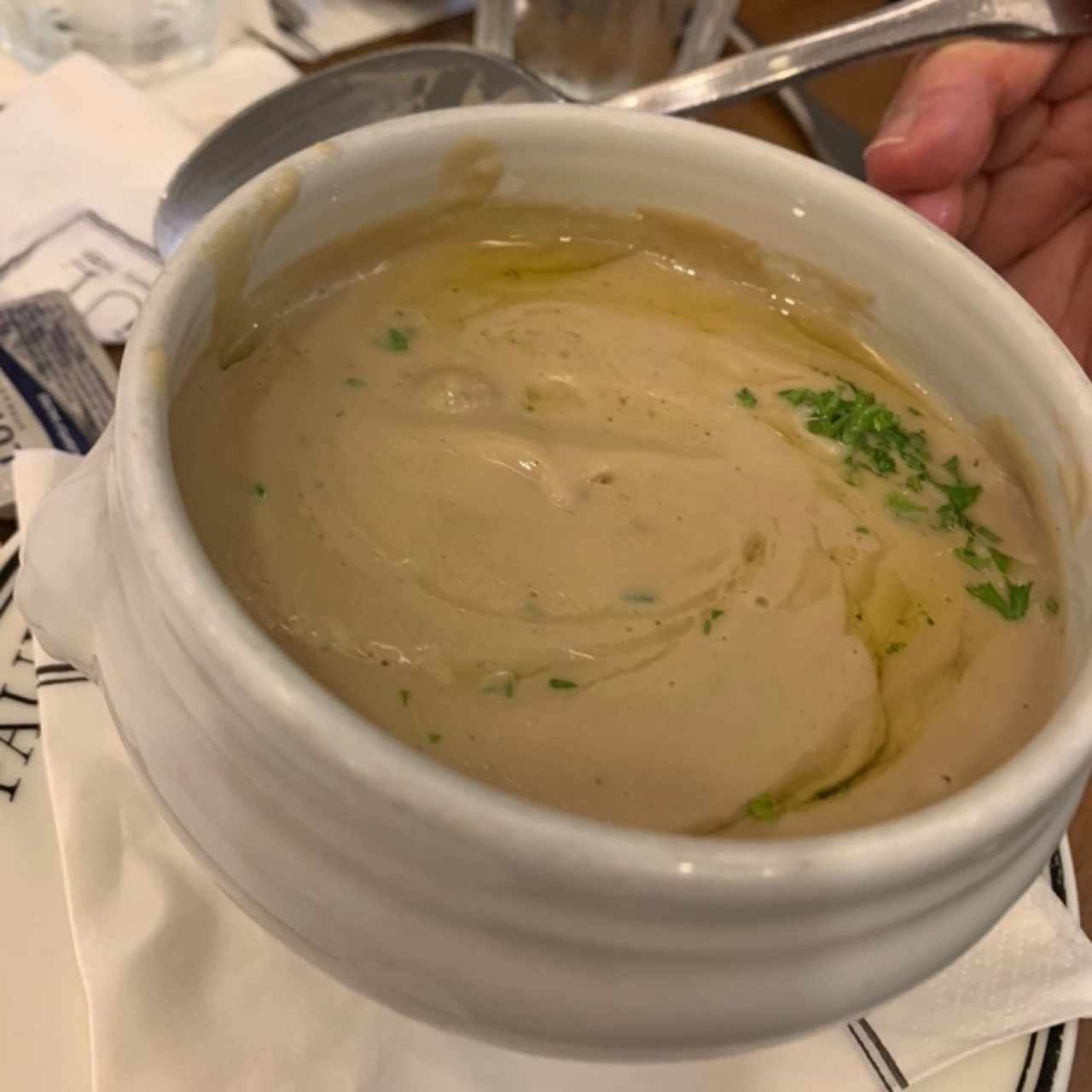 crema de champiñones