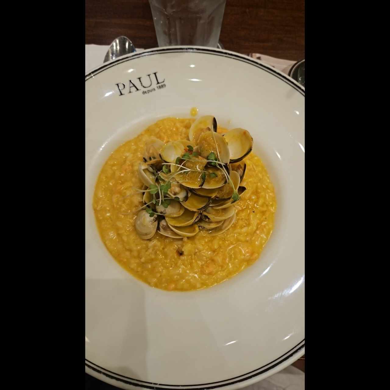 Risotto aux Crevettes avec Saumon fumé et Liqueur de Limoncello