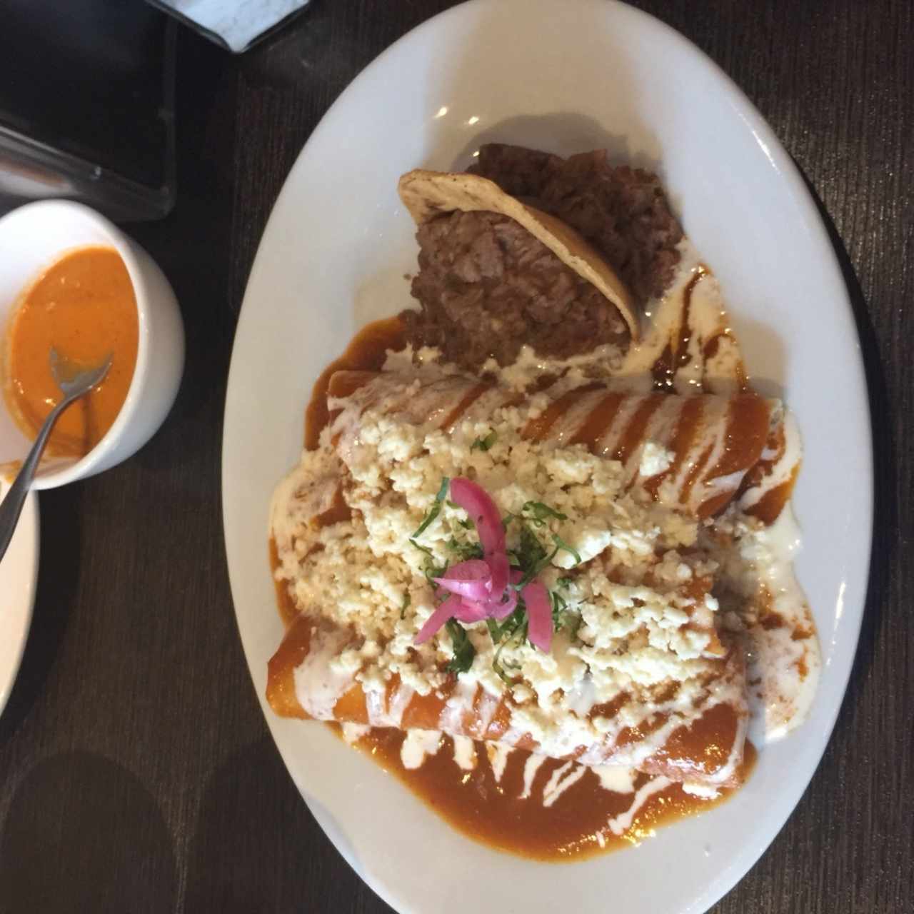 enchiladas rojas